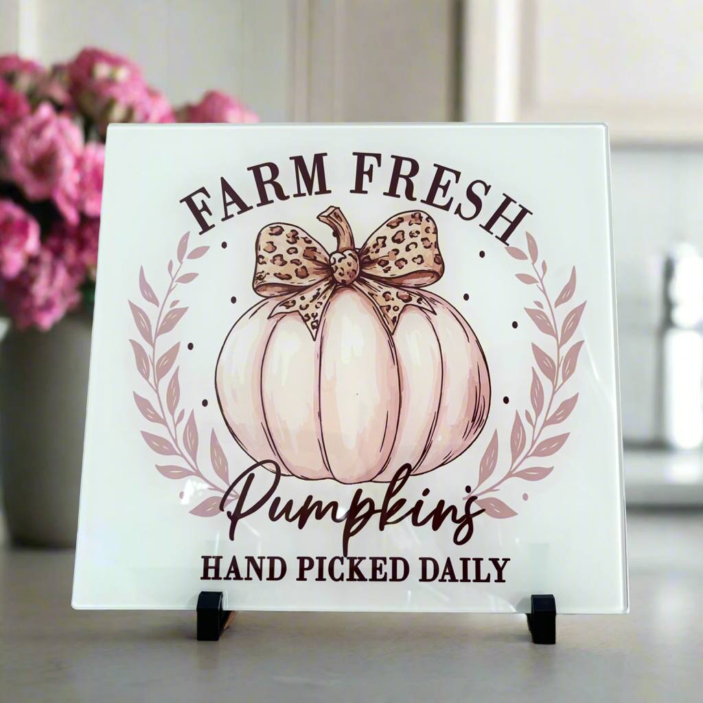 Farm Fresh Pumpkins Chopping Board 30cm