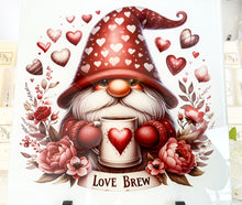 Love Brew Red Gonk Chopping Board 30cm