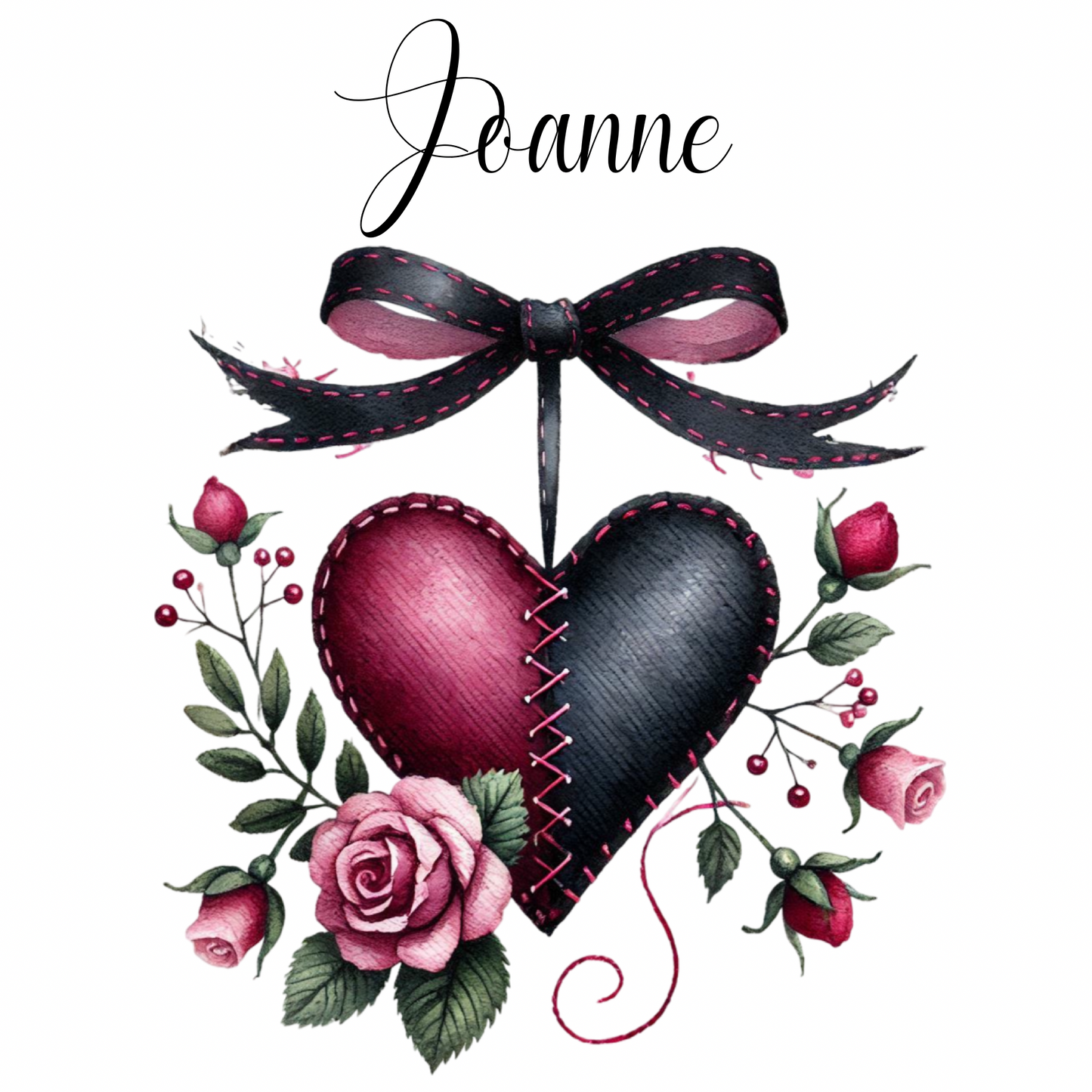 Dark Romance 1 - Tester for Latte and 11oz Black Mug