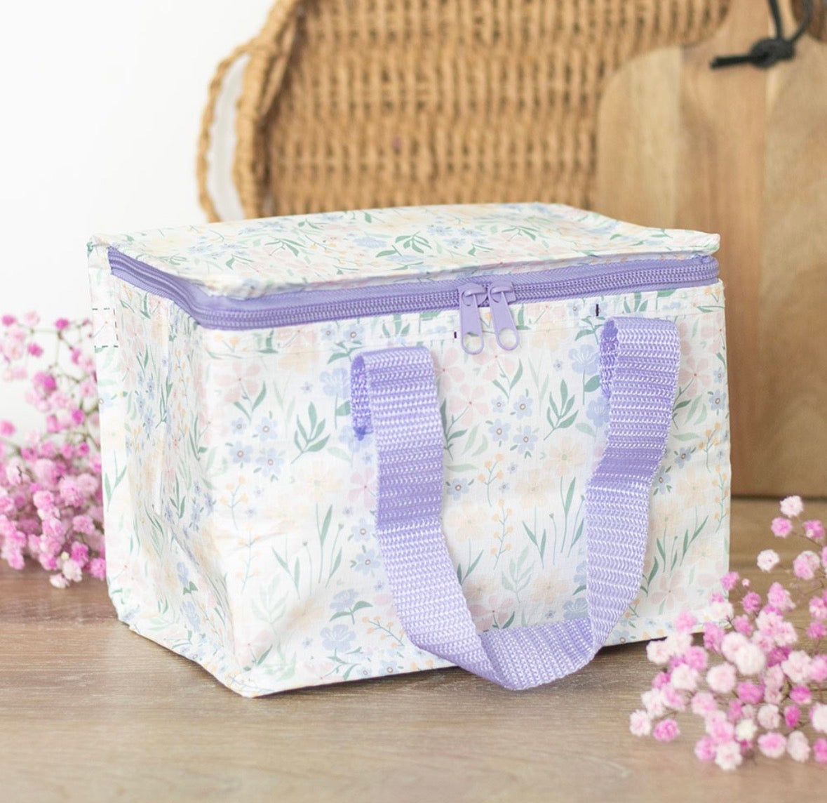 Lilac Lunch Bag
