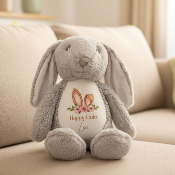 Floppy Rabbit Plush Teddy - Happy Easter