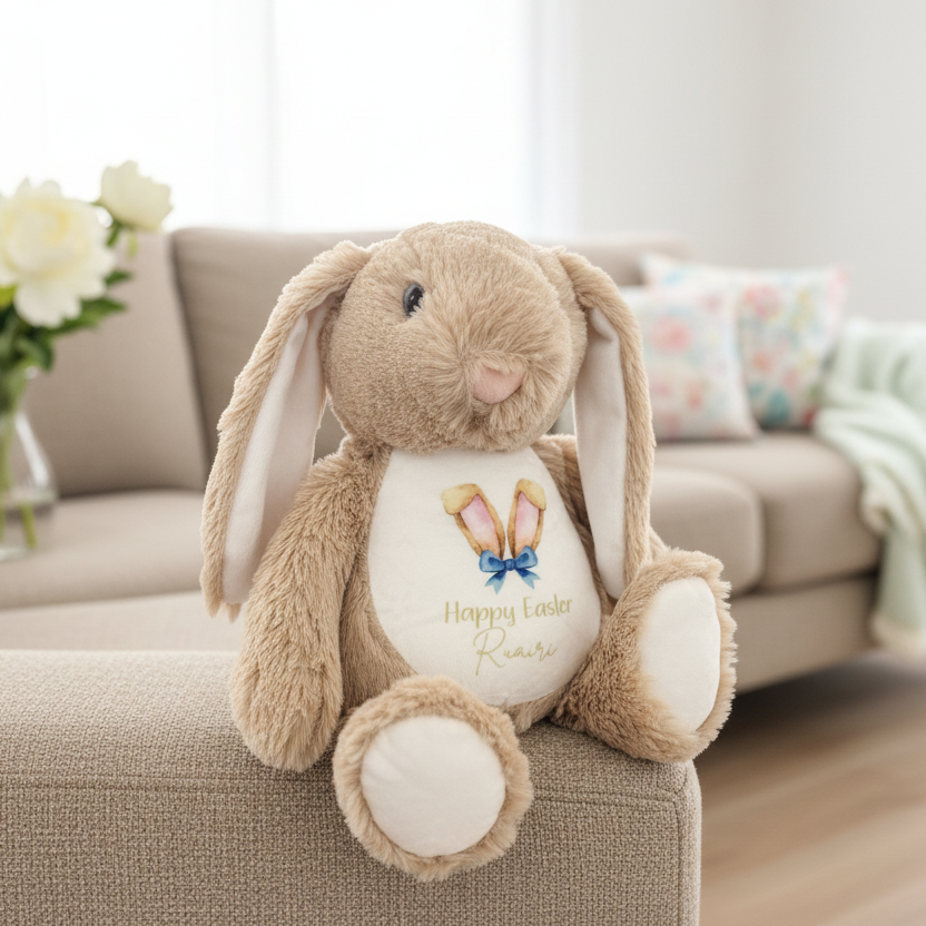 Floppy Rabbit Plush Teddy - Happy Easter