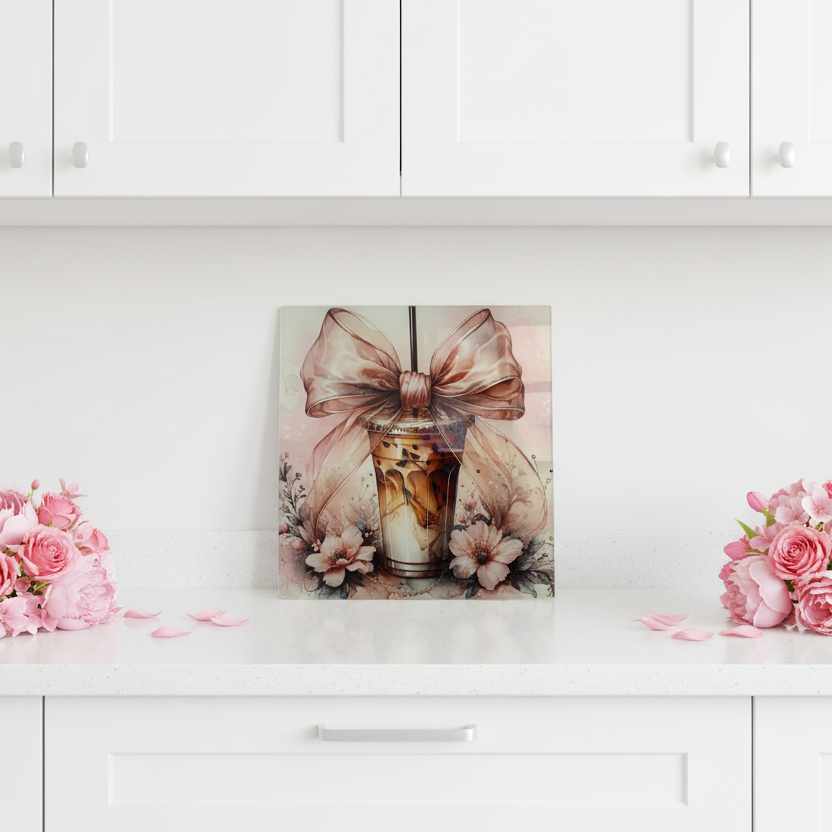 Iced Coffee Chopping Board 30cm