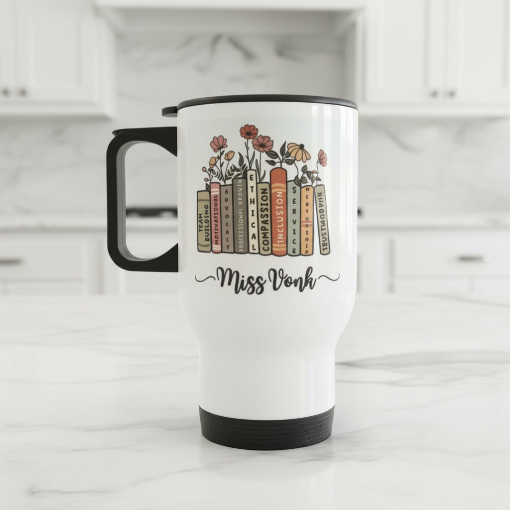 Travel Mug 14oz Teacher Design