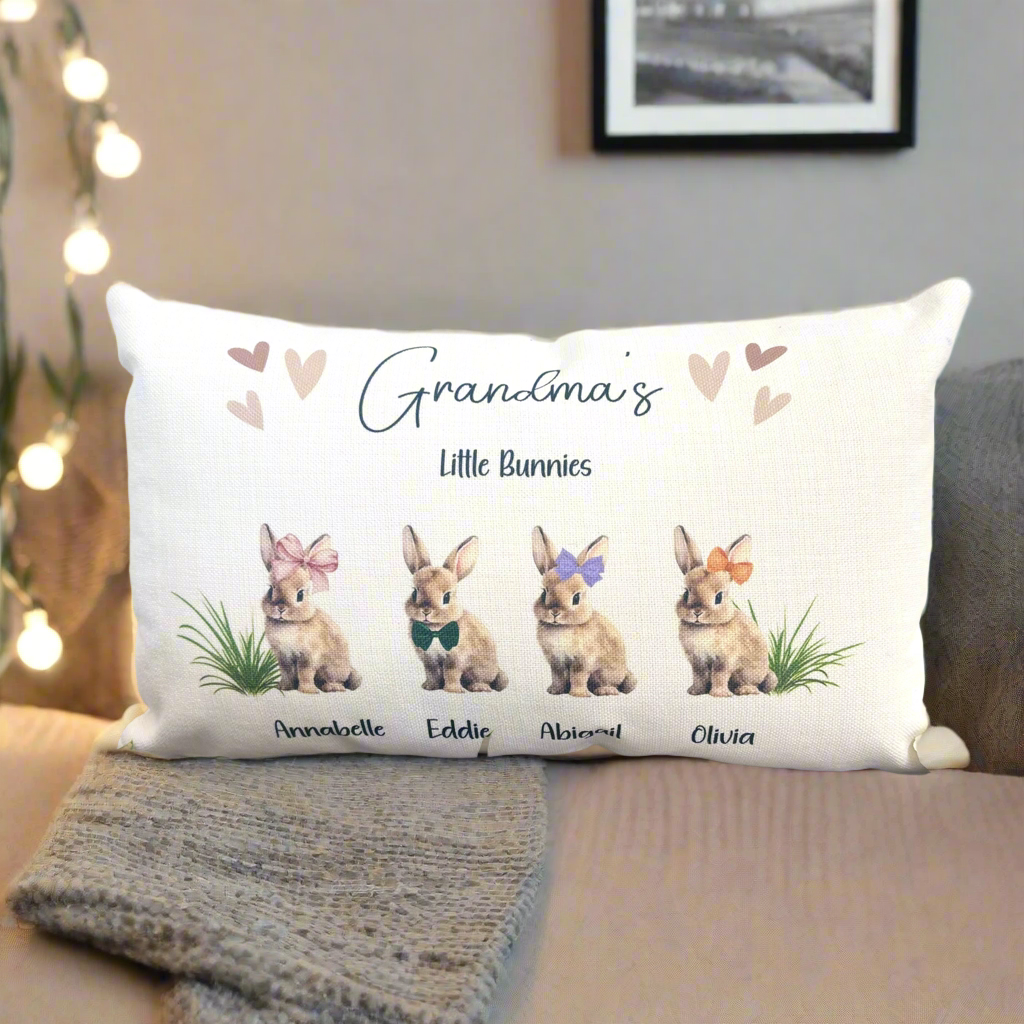Little Bunnies - Filled Cushion
