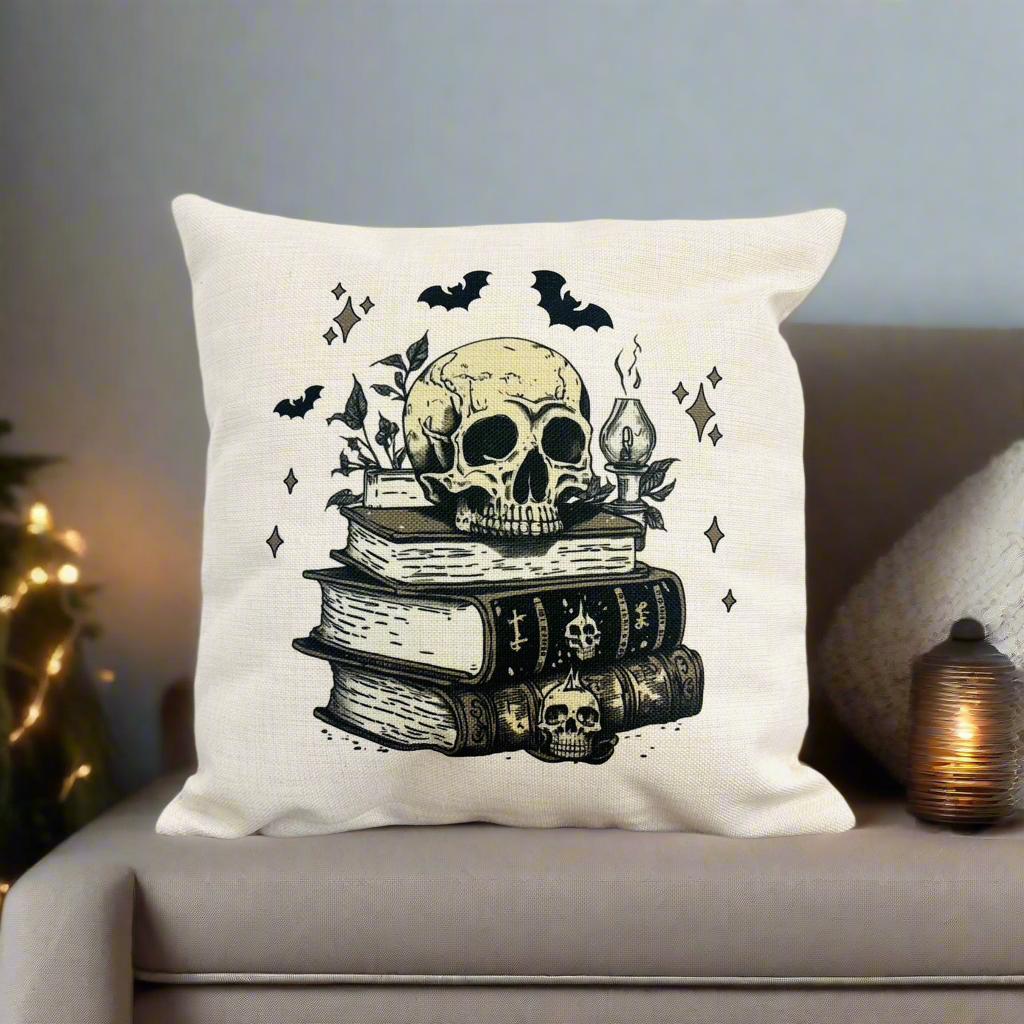 Skull and Books Design (Various Products)