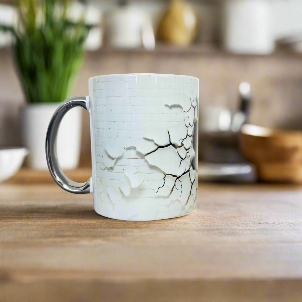 Christmas Tree Cracked Mug