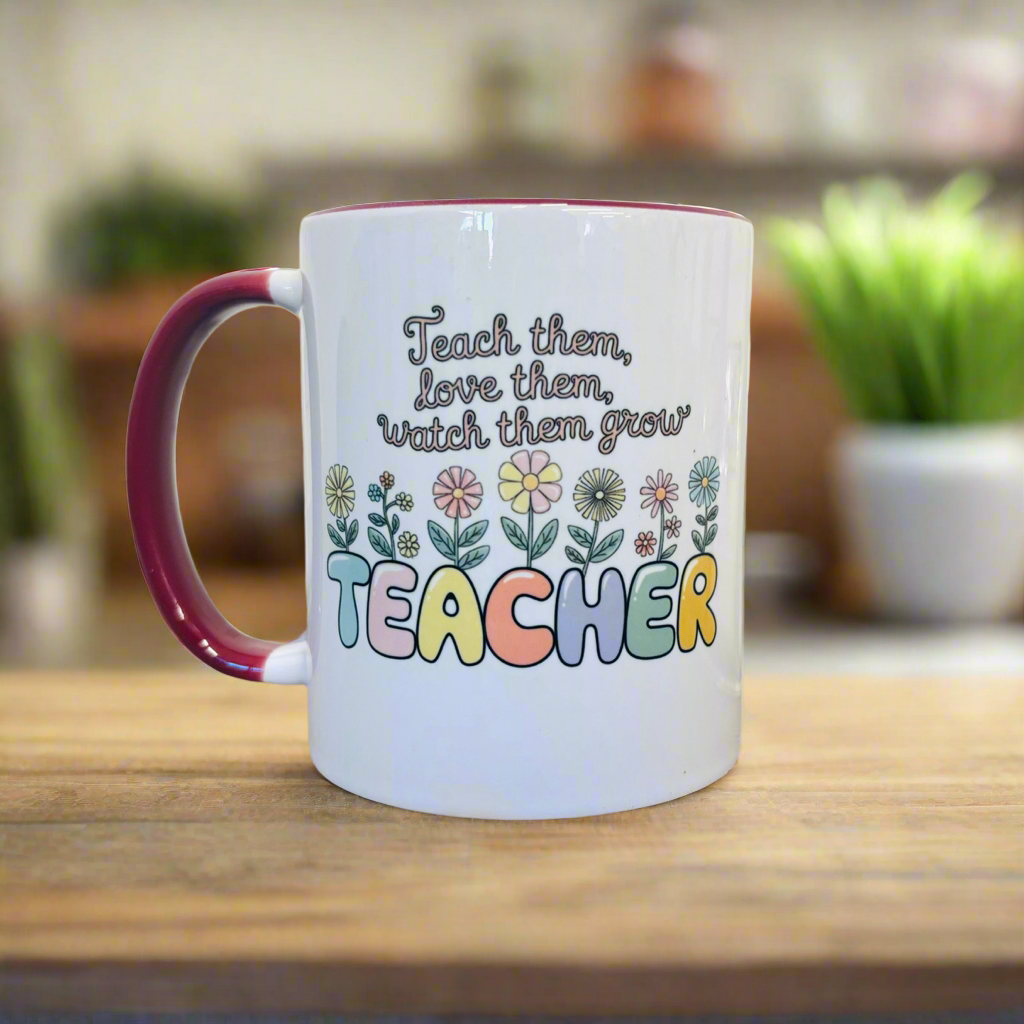 Teacher Flowers 11oz Mug