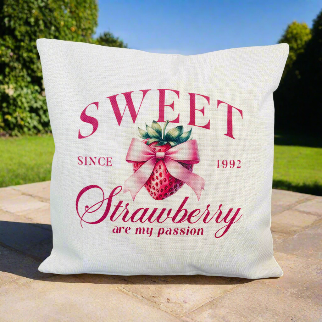 Filled Cushion with Fruits With Bows (Choose your Fruit)