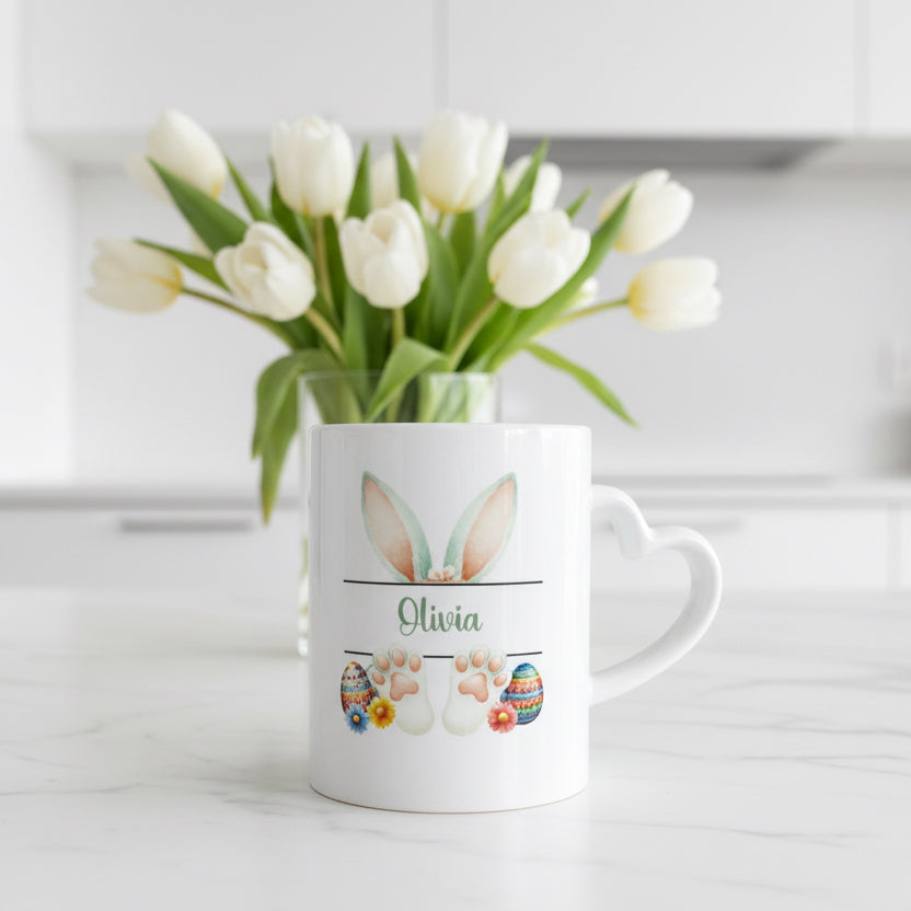 Easter Green Bunny Split Design