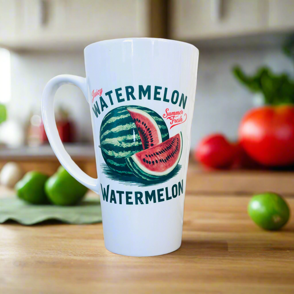 Juicy Watermelon 17oz Latte Mug
