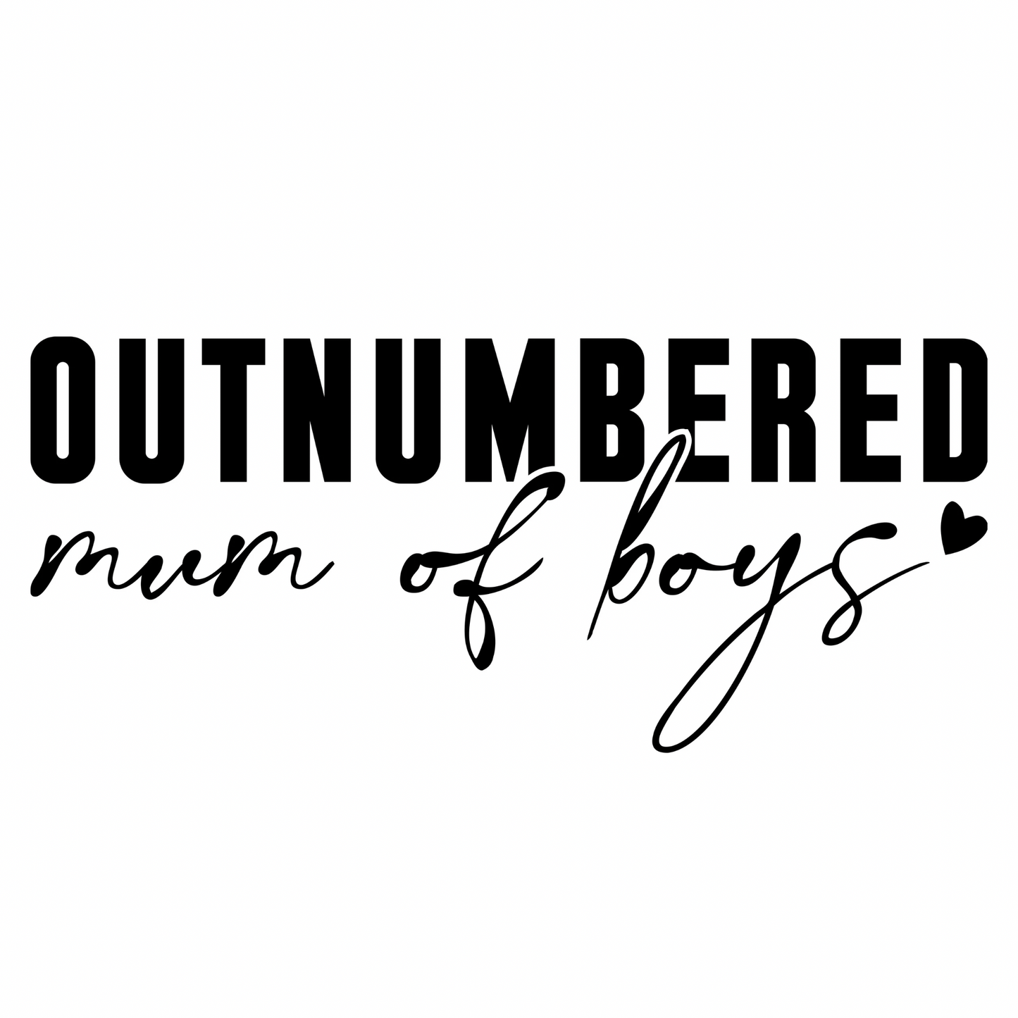 Mum of Boys- Tester for Latte and 11oz Mug