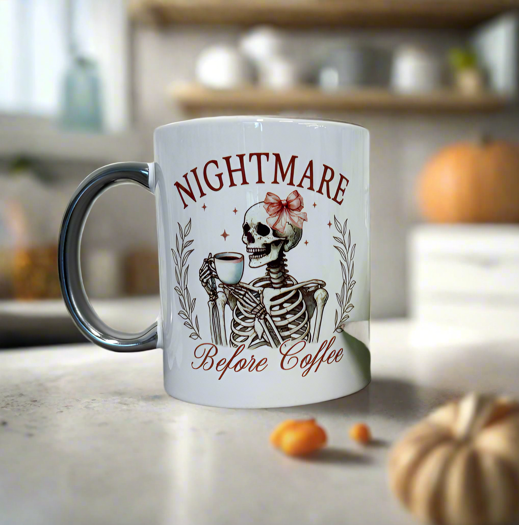 Night mare before coffee Mug