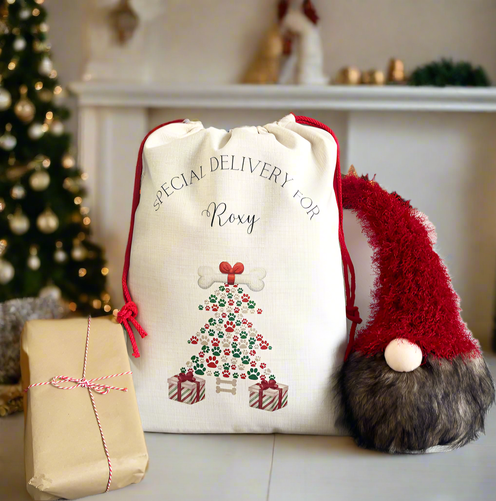 Santa Sack Paw and Bone Tree
