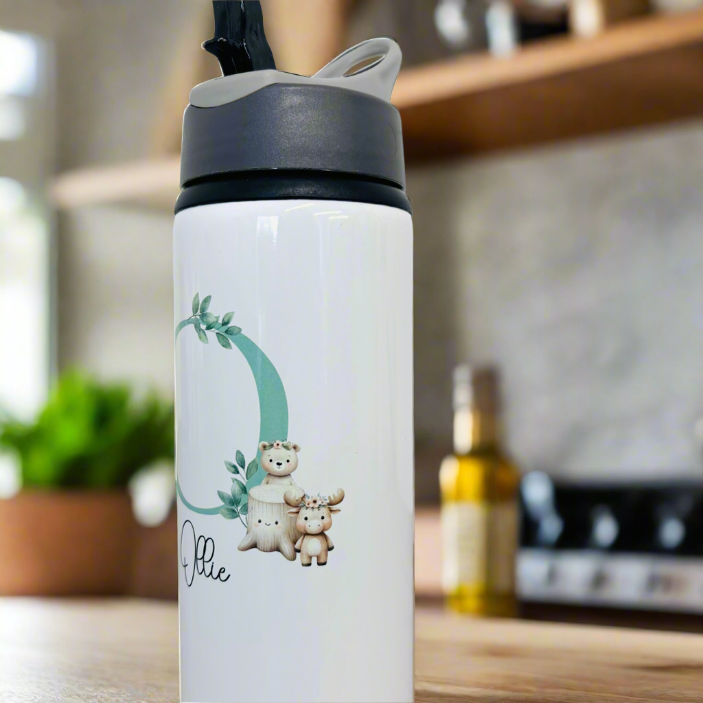 Woodland Initial Sports Bottle