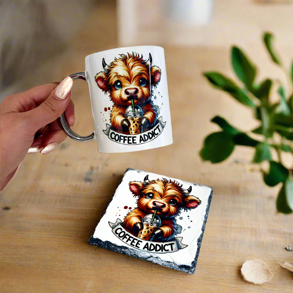 Coffee Highland Cow Design (Various Products)