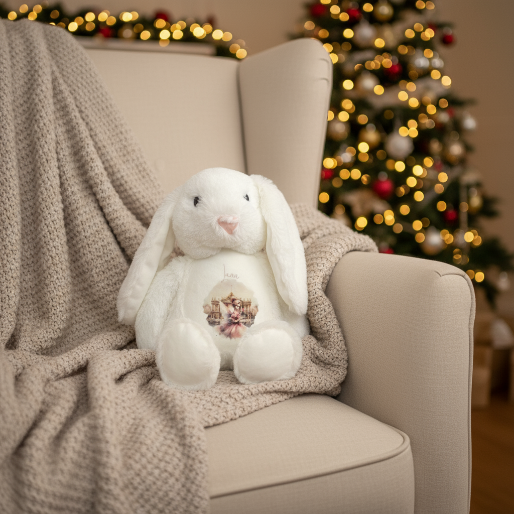 Ballerina Name Floppy Rabbit Plush Teddy