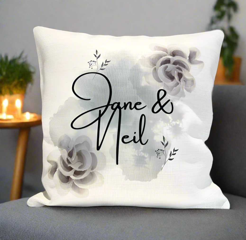 Grey/ Floral Names Design (Various Products)