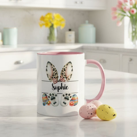 Easter Print with Pink Bow Design