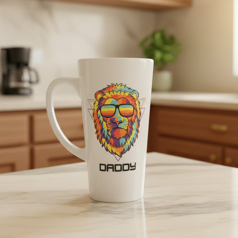 New Latte Lion Ceramic Mug 17oz inc Box