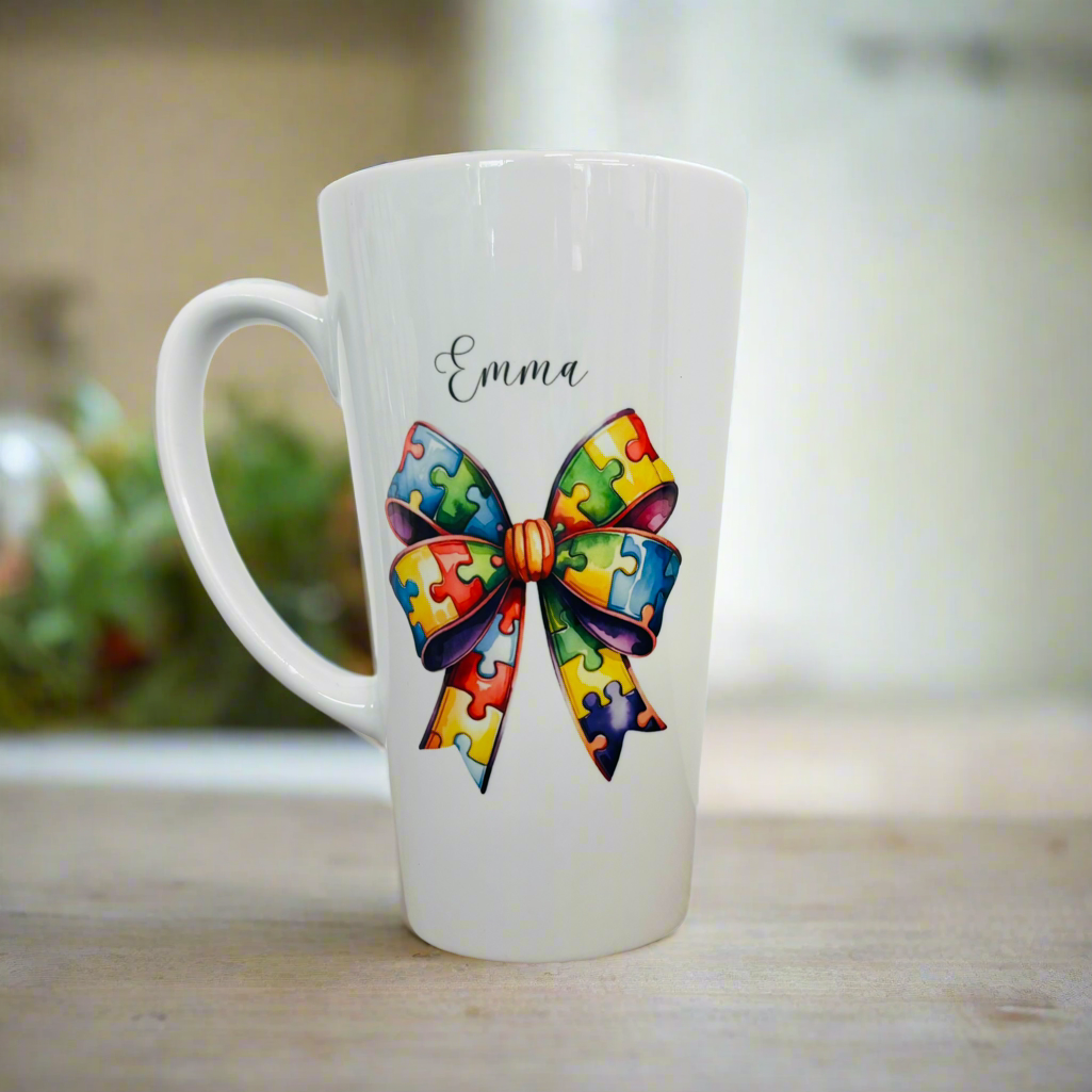 Autism Jigsaw 17oz Latte Mug