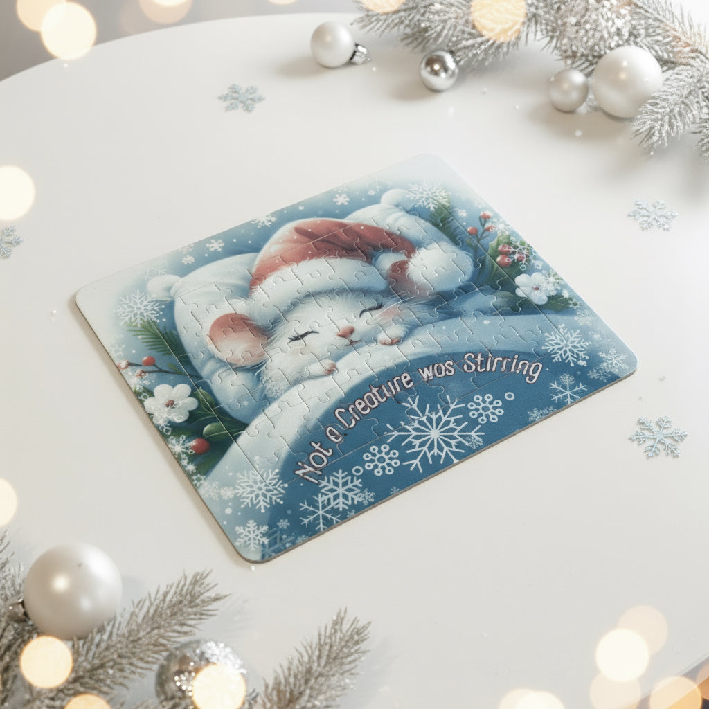 Christmas Mouse Frame Jigsaw