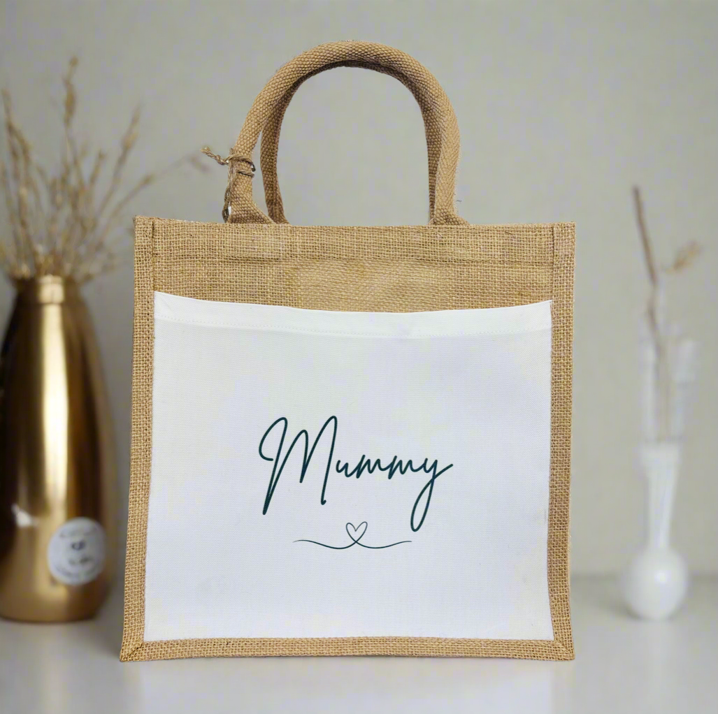 Pre order: Any Name - Love heart Tote Bag