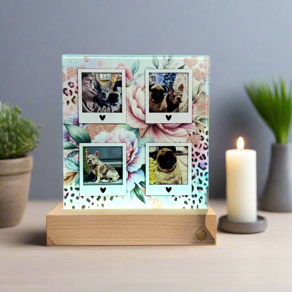 4 Photo leopard print Led Light