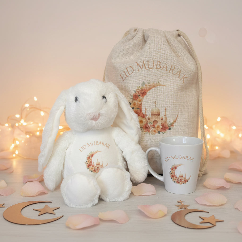 Eid Small Sack, Teddy & Small Latte Bundle