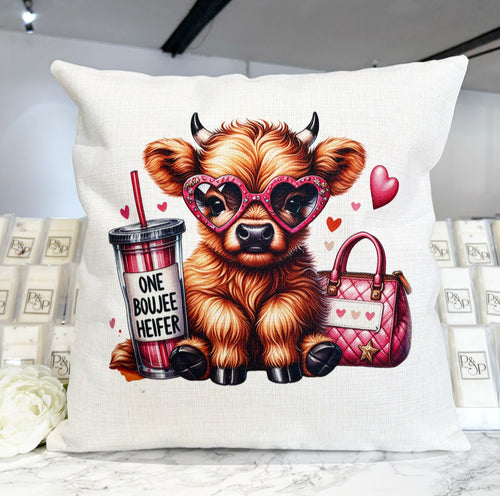 Pink Highland Cow Design (Various Products)