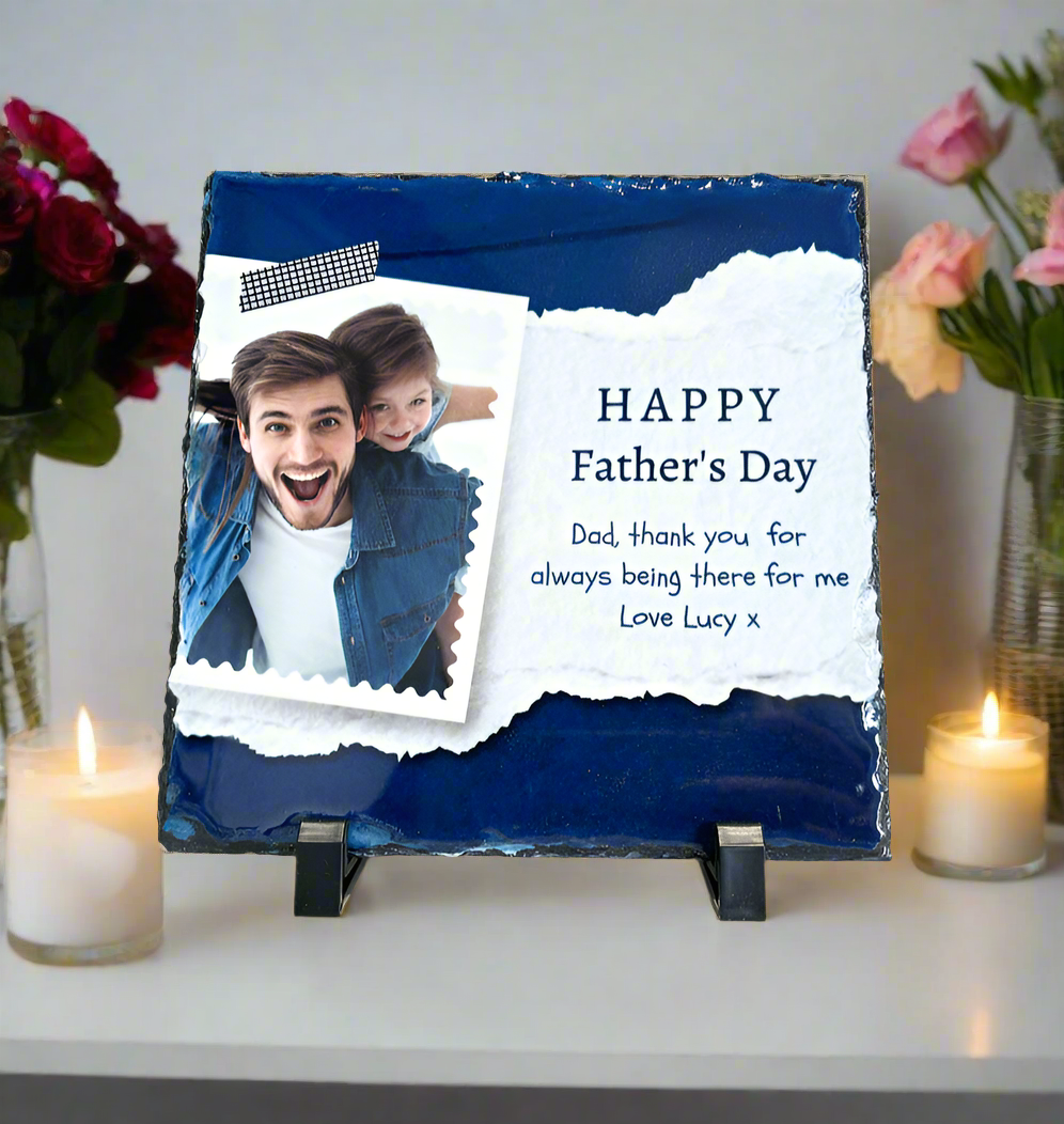 Happy Father's Day Blue Design