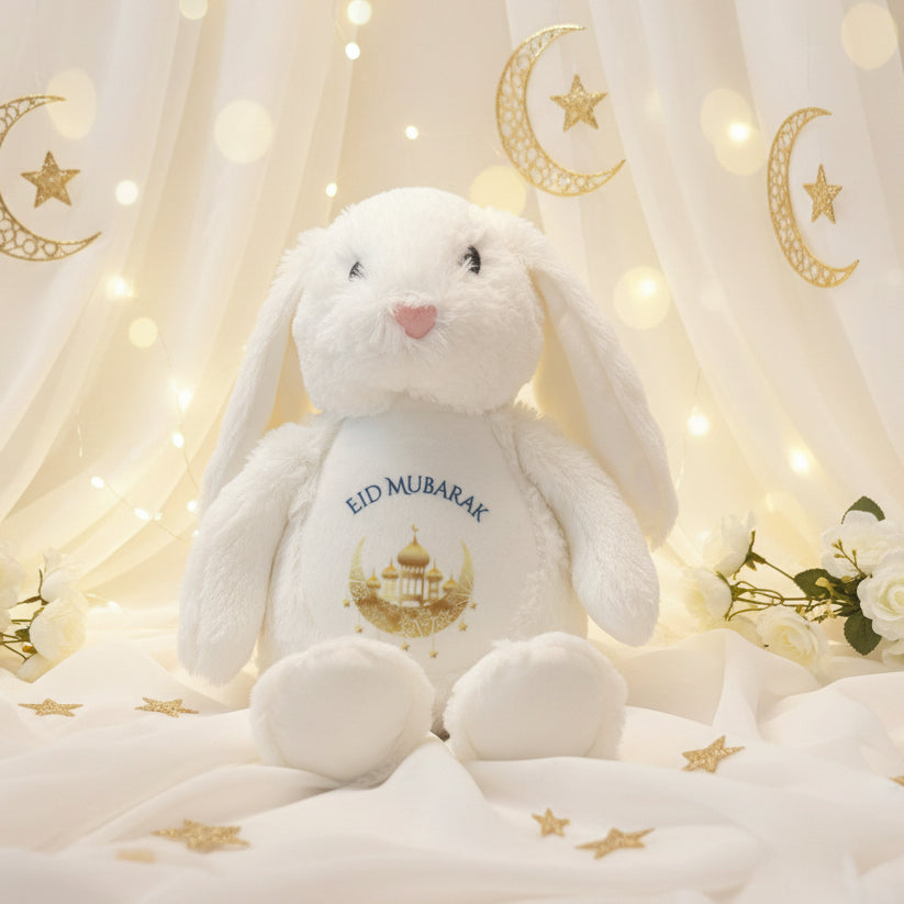 Eid Navy and Gold Floppy Teddy