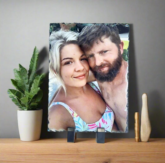 Gloss Rectangle Photo Slate Portrait or Landscape (20cm x15)