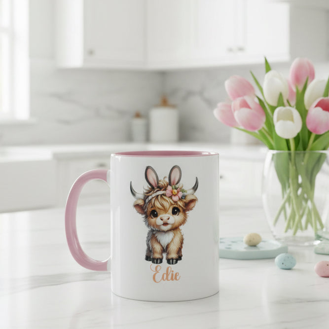 Highland Cow Headband Design