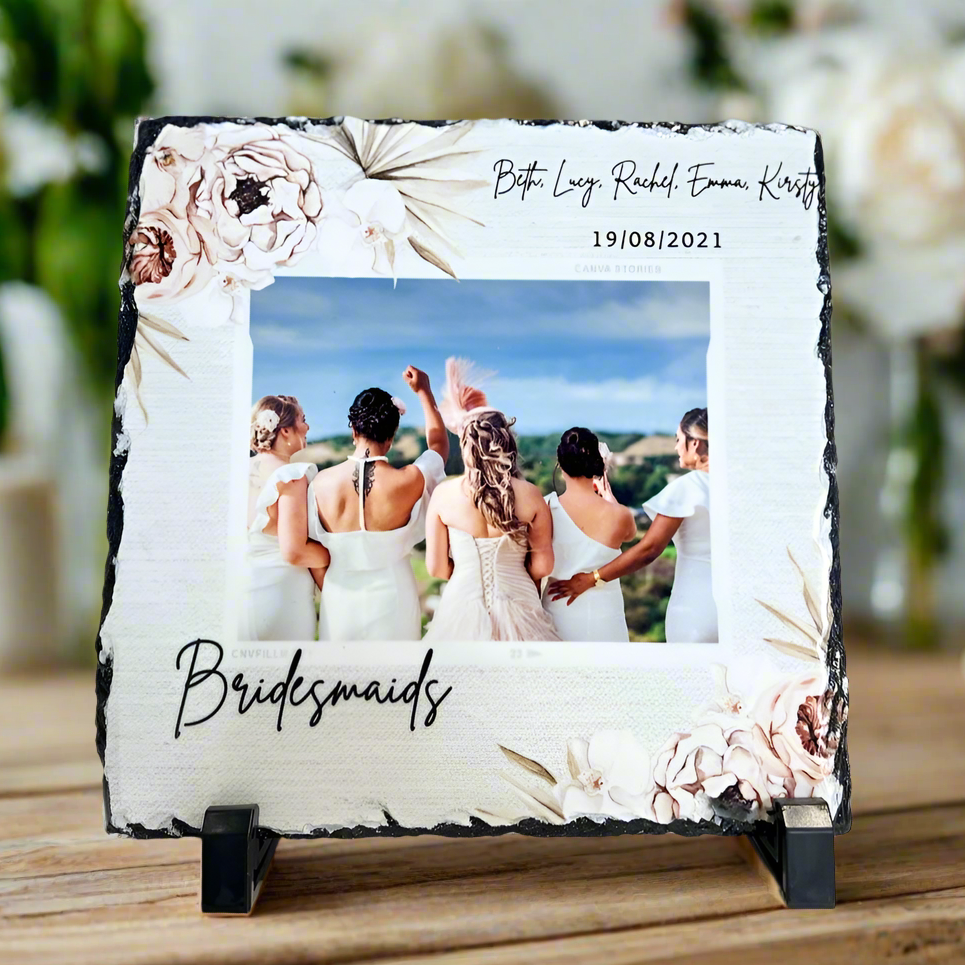 Bridesmaids Photo Memory Design