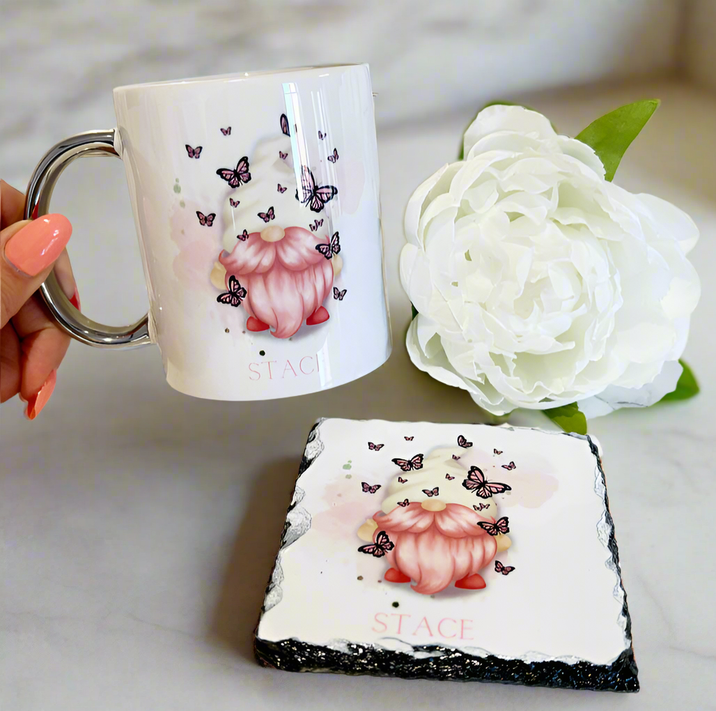 Pink Butterflies Gonk Design