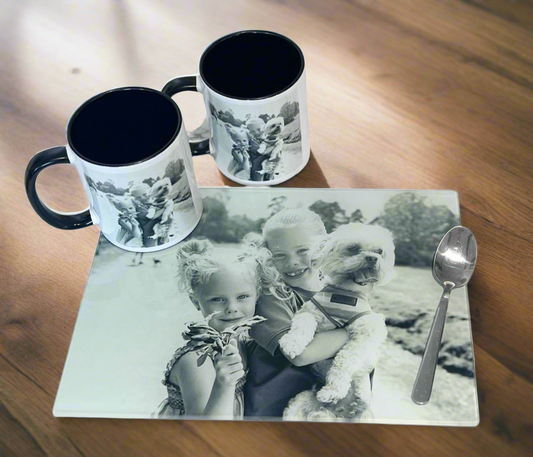A4 Rectangle Smooth Photo Chopping Board only