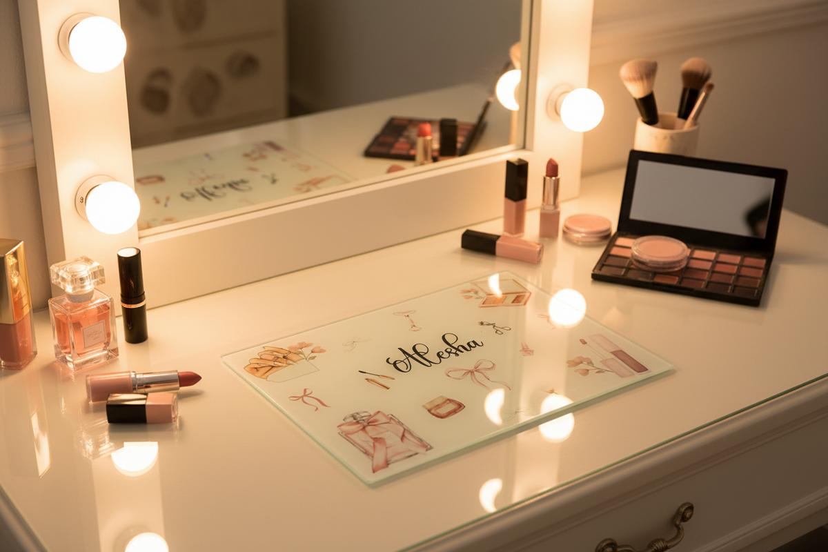 Rectangle Smooth Makeup Glass Board