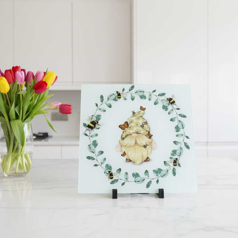 Bee/Spring Gonk Chopping Board 30cm