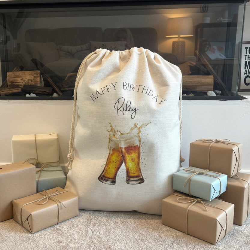 Beer Birthday Sack