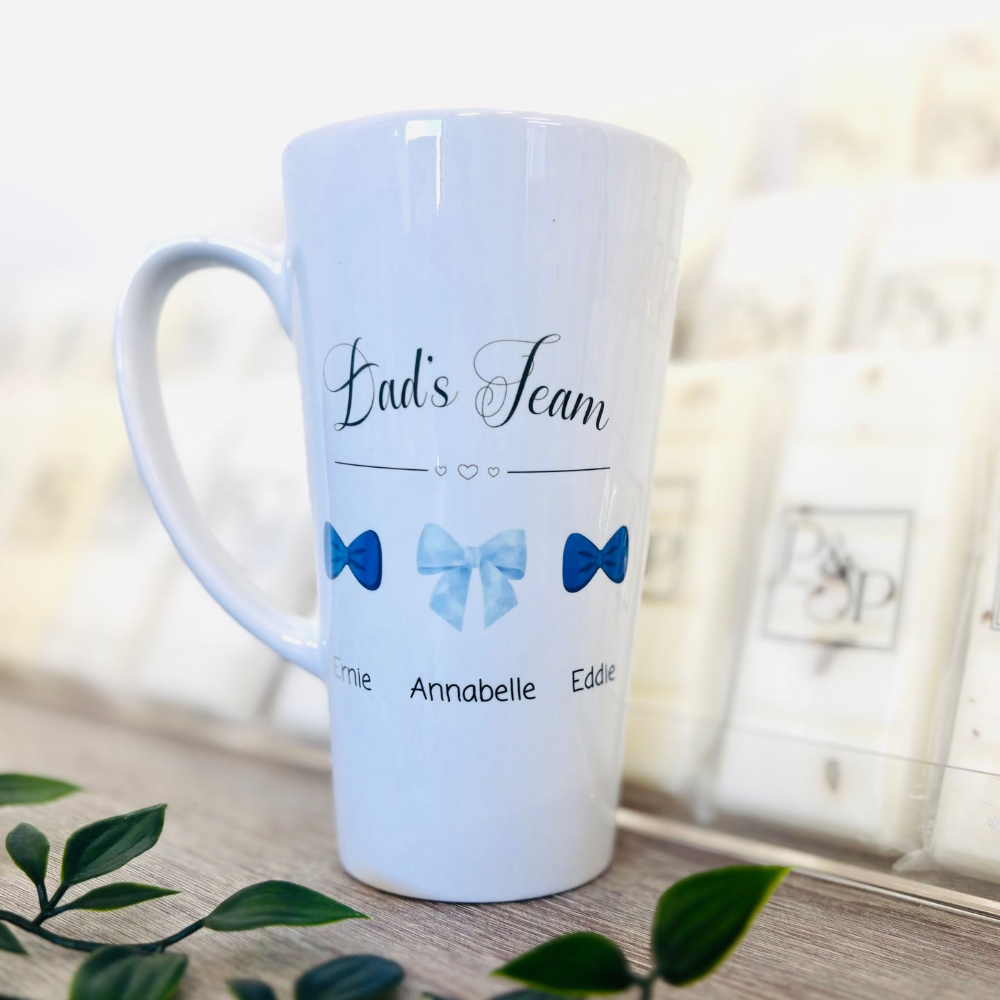 Daddy/Dad/Grandads Team Latte Mug