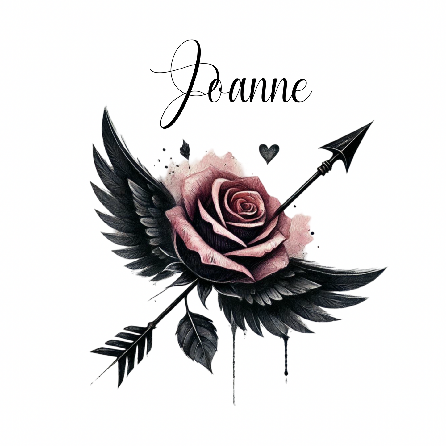 Dark Romance 6- Tester for Latte and 11oz Black Mug