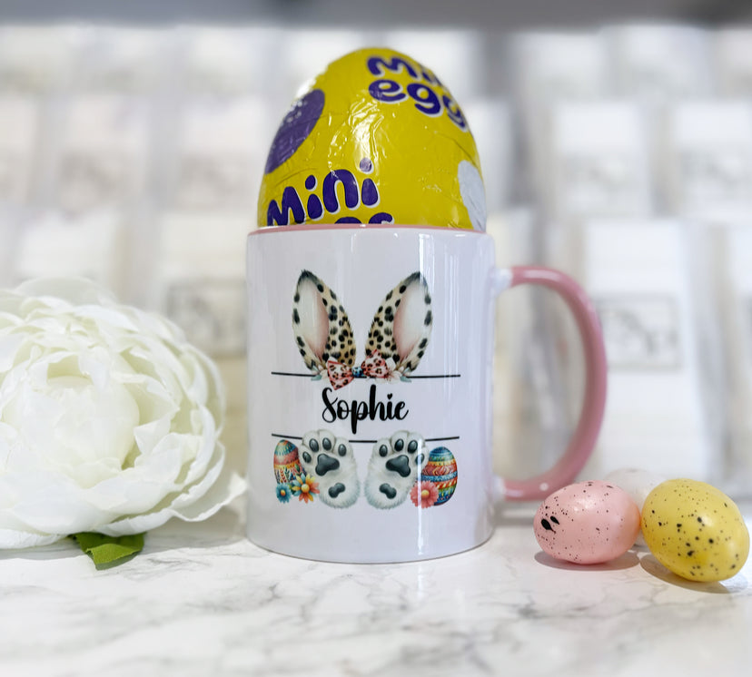Easter Print with Pink Bow Design