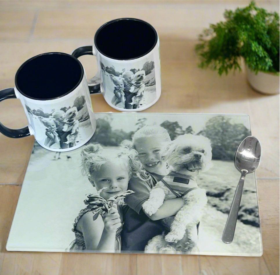 A4 Rectangle Smooth Photo Chopping Board only