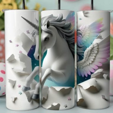 Peakaboo Pegasus / Unicorn Tumbler