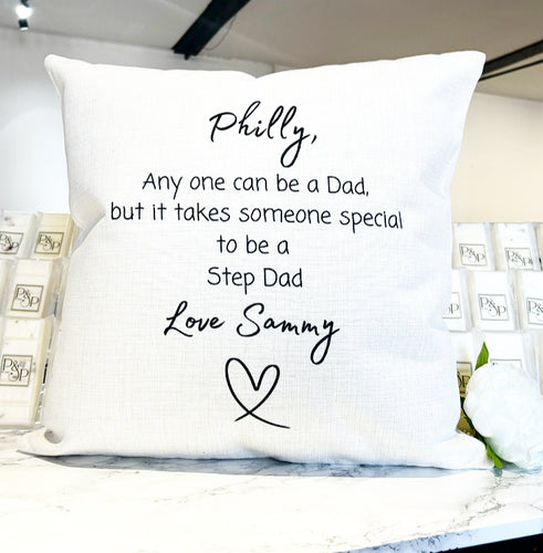 Step Dad Quote Cushion