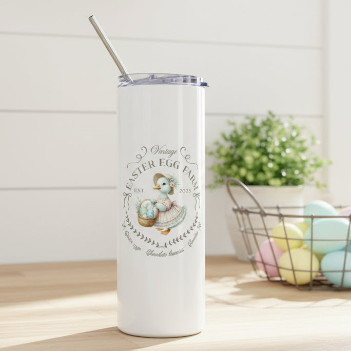 Vintage Spring Duck Tumbler