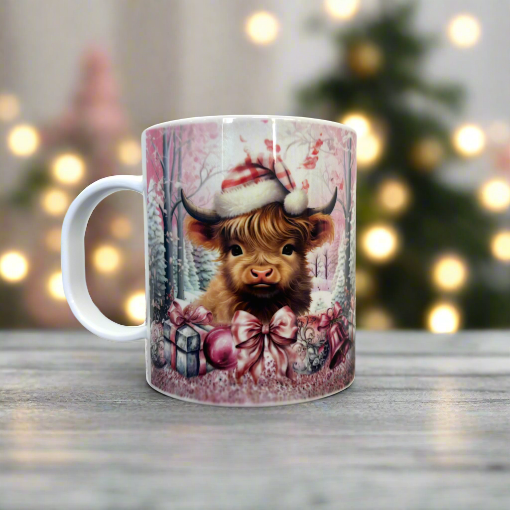 Plastic/ Polymere Mug Highland Cow