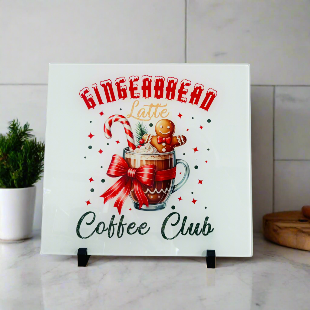 Gingerbread Latte Chopping Board 30cm