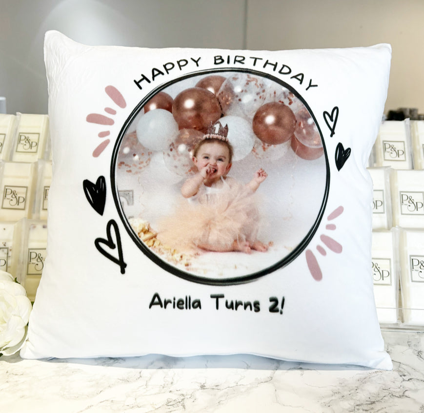 Happy Birthday Cushion 40cm